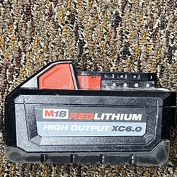 Milwaukee M18 High Output XC6.0 Battery