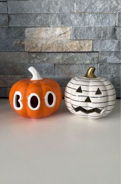 Light up pumpkins
