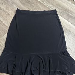 White House Black Market Ruffle Skirt