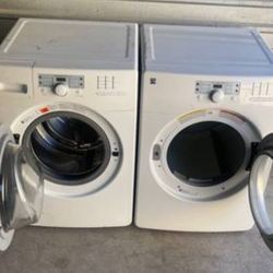 Kenmore Washer and Dryer Set Frontloaders W/ STANDS