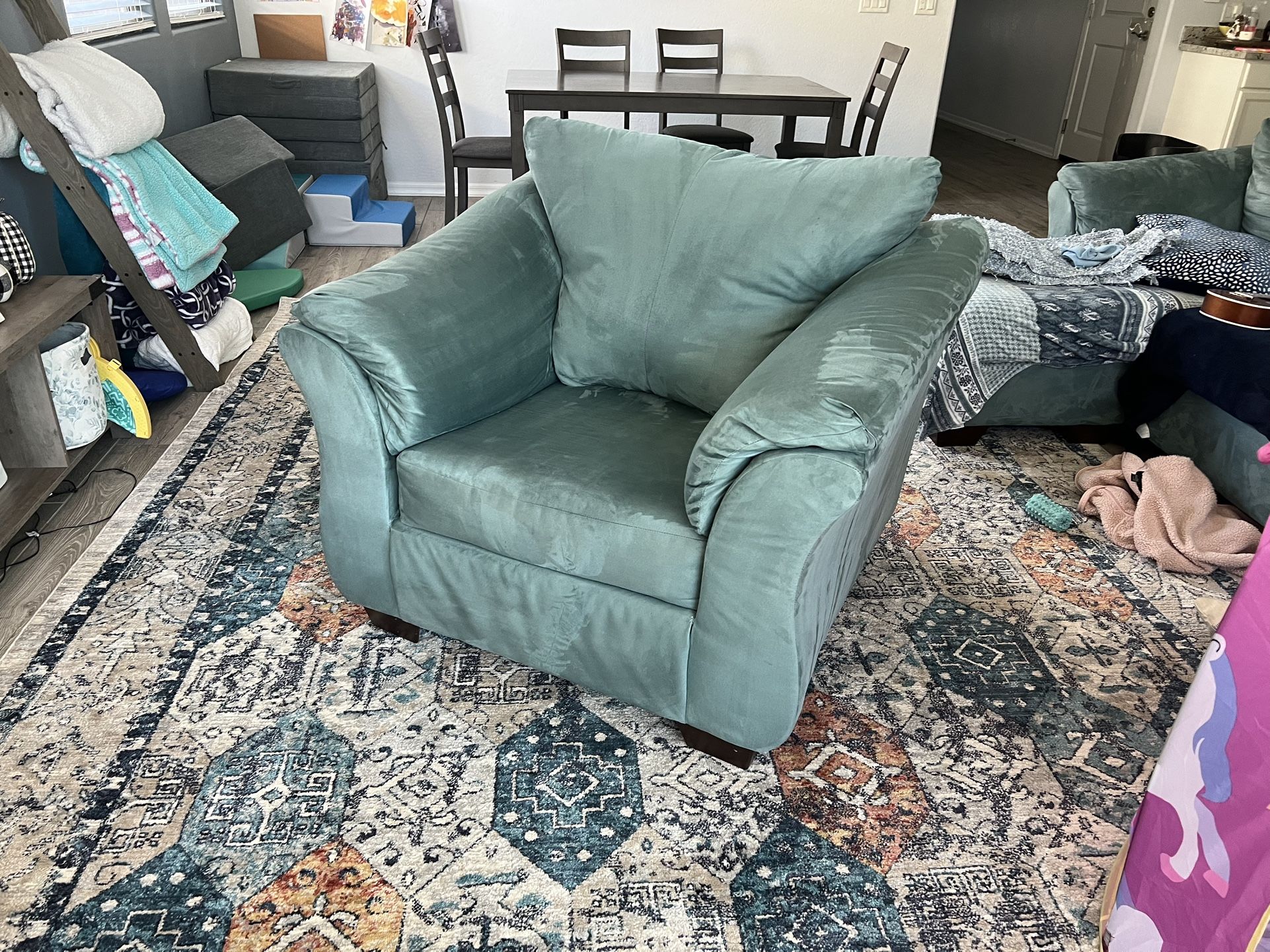 Couch With Ottoman And Sofa Chair 