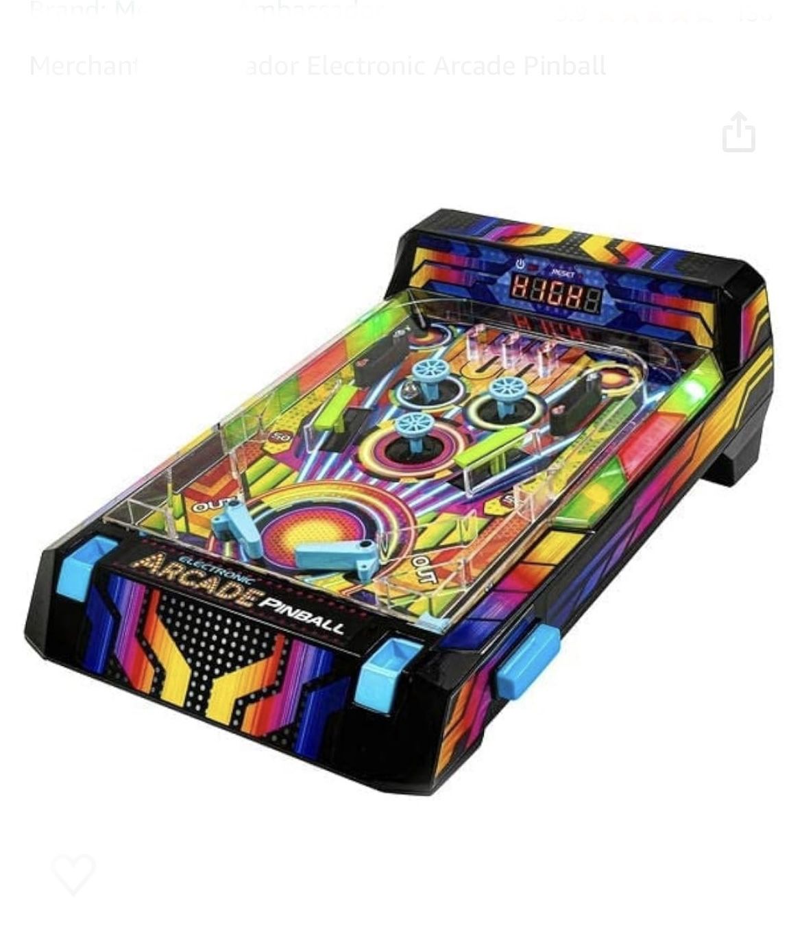 Arcade Pinball Machine Tabletop Electronic Brand New -Easter Present