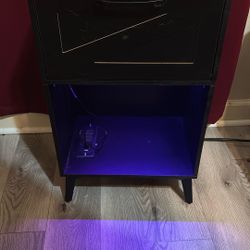 Small Night Table LED No remote Plug USB