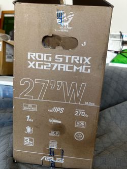 Rog strix  1440p 270hz  gaming monitor