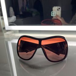 Large Red Sunglasses