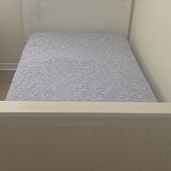 White Twin Bunk Bed 