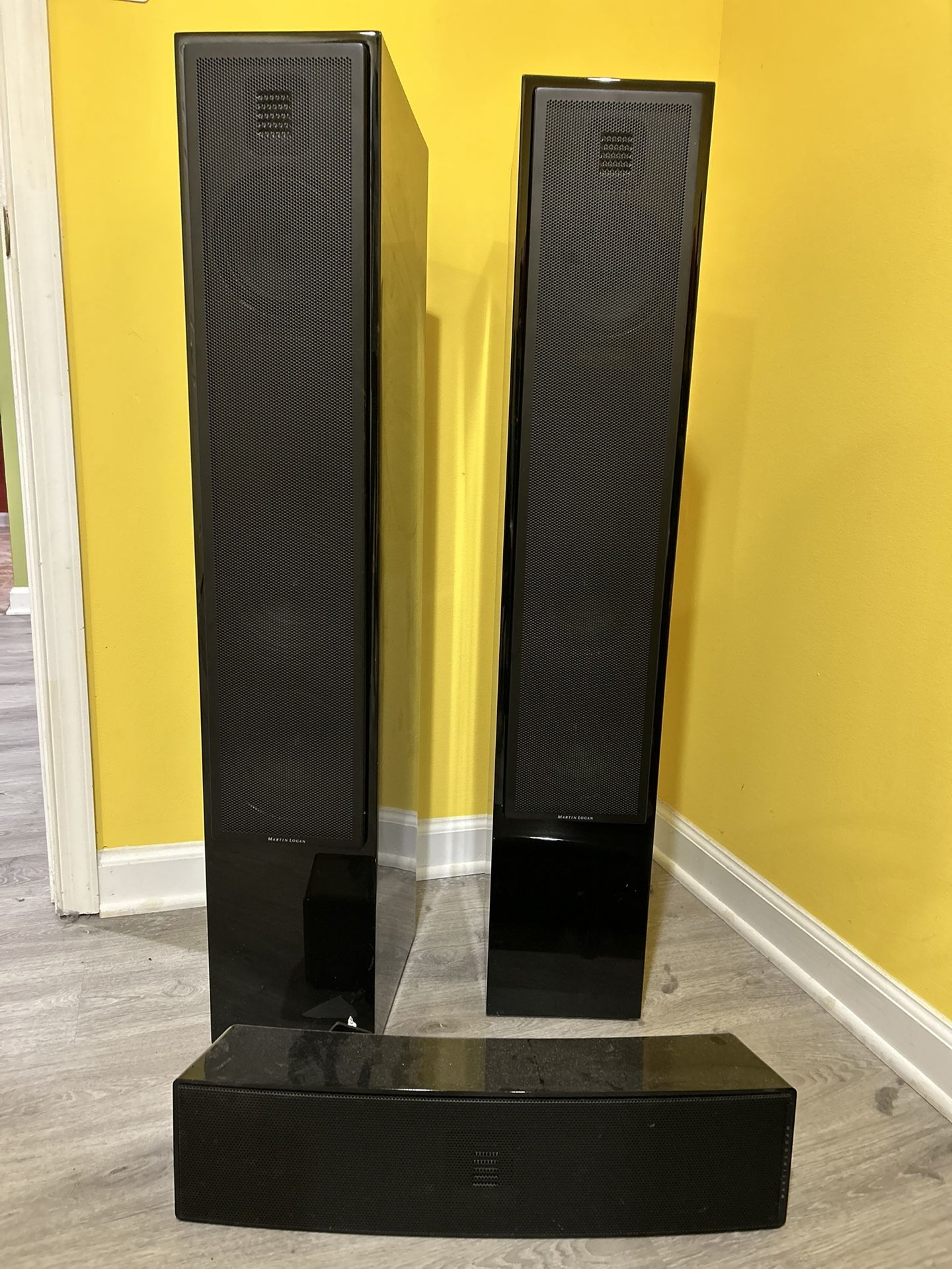 Two Martin Logan Motion 40 Tower Speakers