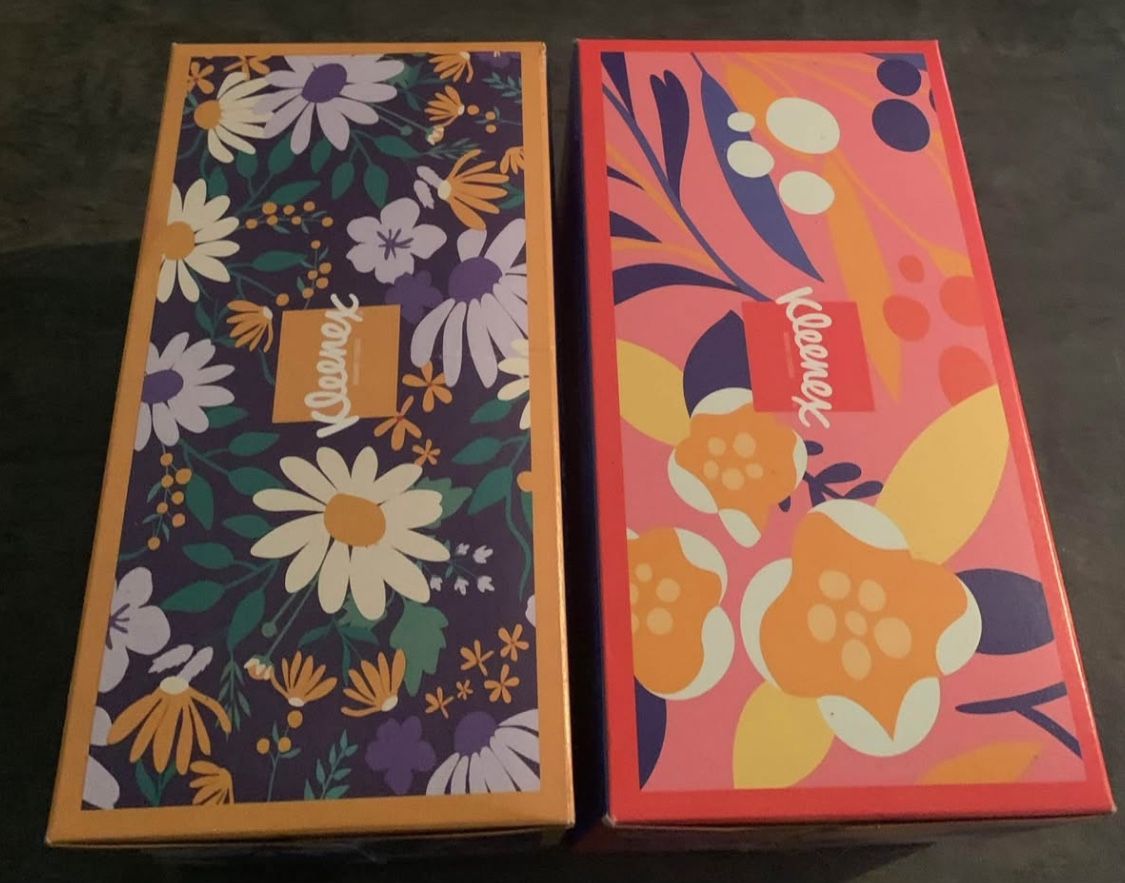 Kleenex Trusted Care Tissue Boxes