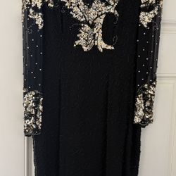 Glamorous Vintage 80s Nite Line Special Occasion Dress 10