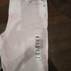 Wimen 711 akinny levi sz 26W x 30L PINK