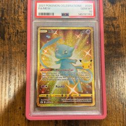 Mew Gold Celebrations Psa 10