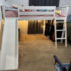 Kids Bed Frame and Mattress 