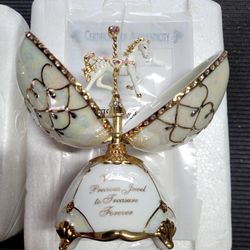 Carousel Egg Music Box