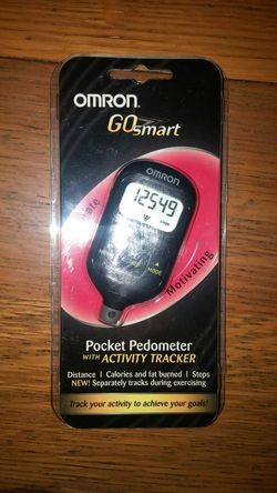 Omron GO Smart Pocket Pedometer w/ Activity Tracker, Brand New!