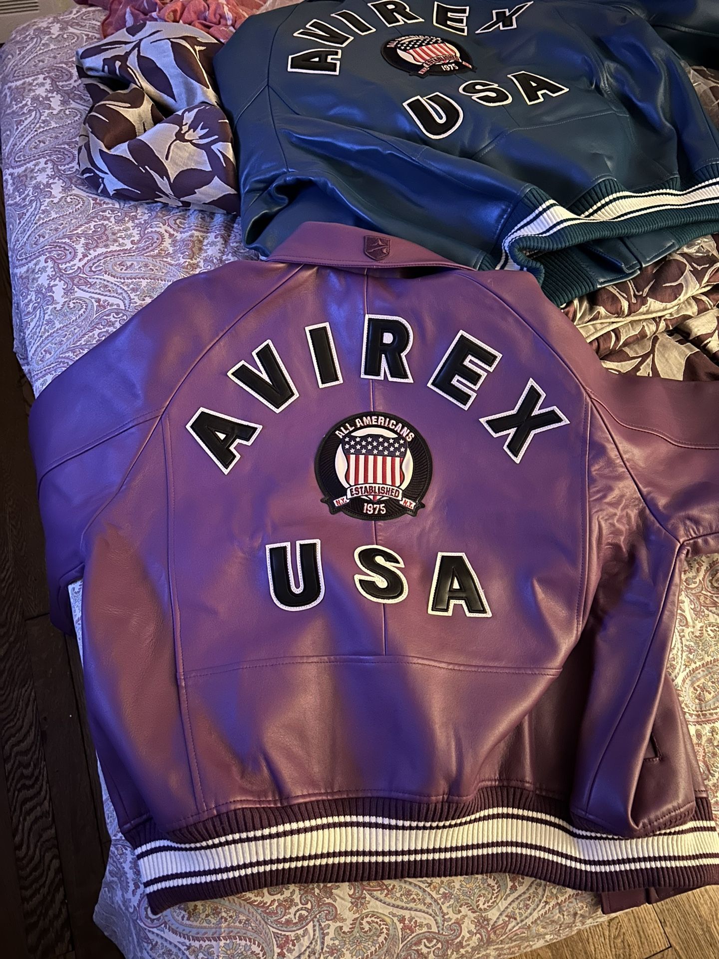 Avirex Leather Jackets 100% Authentic