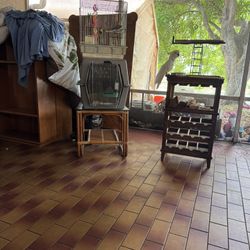 4 Wrought-Iron Swivel Bar Stools