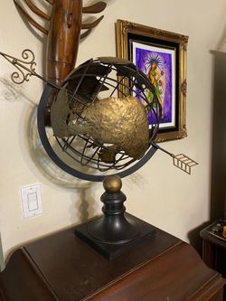 Globe Made Of Brass/Metal