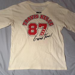 Travis Kelce Hearts Kansas City Chiefs NFL Shirt; Women’s XS