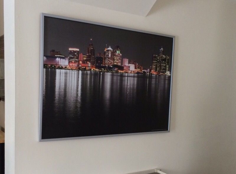 Ikea "Detroit Skyline" picture