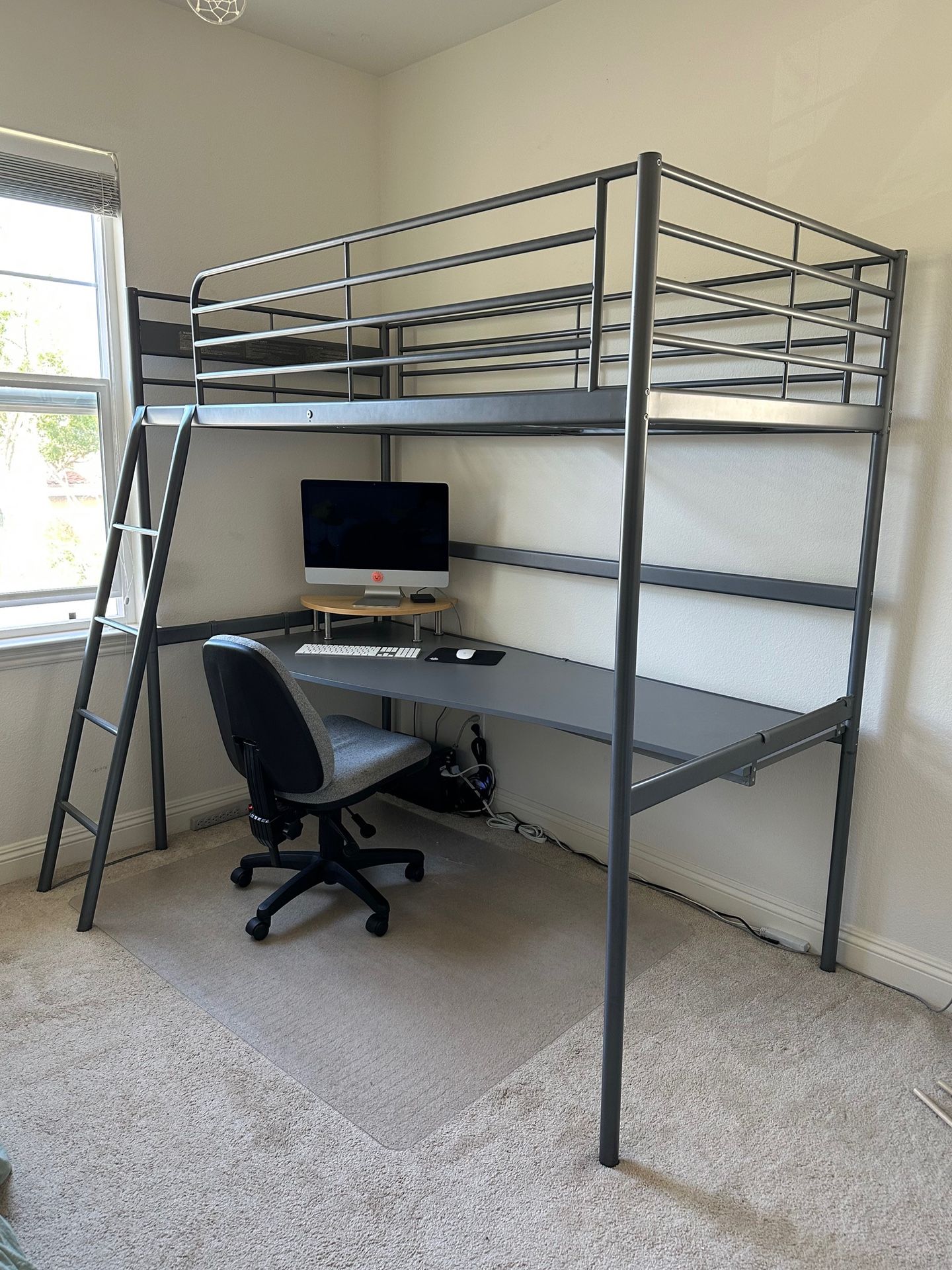 IKEA Desk / Twin Loft Bed / Bunk Bed / Kids Bed