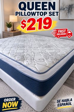 🟢NEW PILLOWTOP SET $219