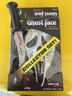 Scream Ghost Face Mask And Knife Set