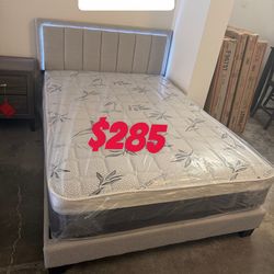 Bed frame plus mattress