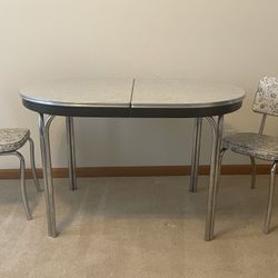 Formica/Chrome MCM Table & Chairs