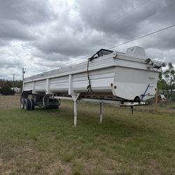 2005 lufking end dump trailer