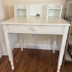 White Pottery Barn Desk