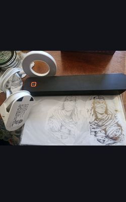 Tattoo Stencil Thermal Copier Printer with paper and light