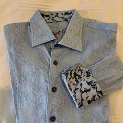 Robert Graham boys Long sleeve dress shirt $20 Size 10-12