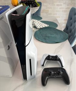 PlayStation5 Console with Games and Controllers