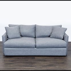 *Free Delivery* Gray Crate & Barrel Couch Sofa 3 Seater