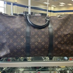 Louis Vuitton Duffle Bag | Black Trim