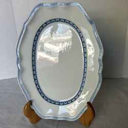Villeroy & Boch Fine China Germany Casa Azul Large Oval Serving Platter