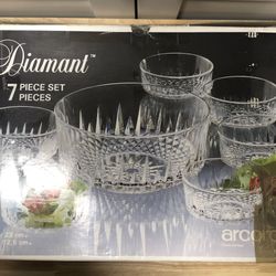 Arcoroc Diamant Glass Bowl Set (USA)