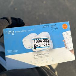 Ring Smart Lighting Spotlight Kit- White