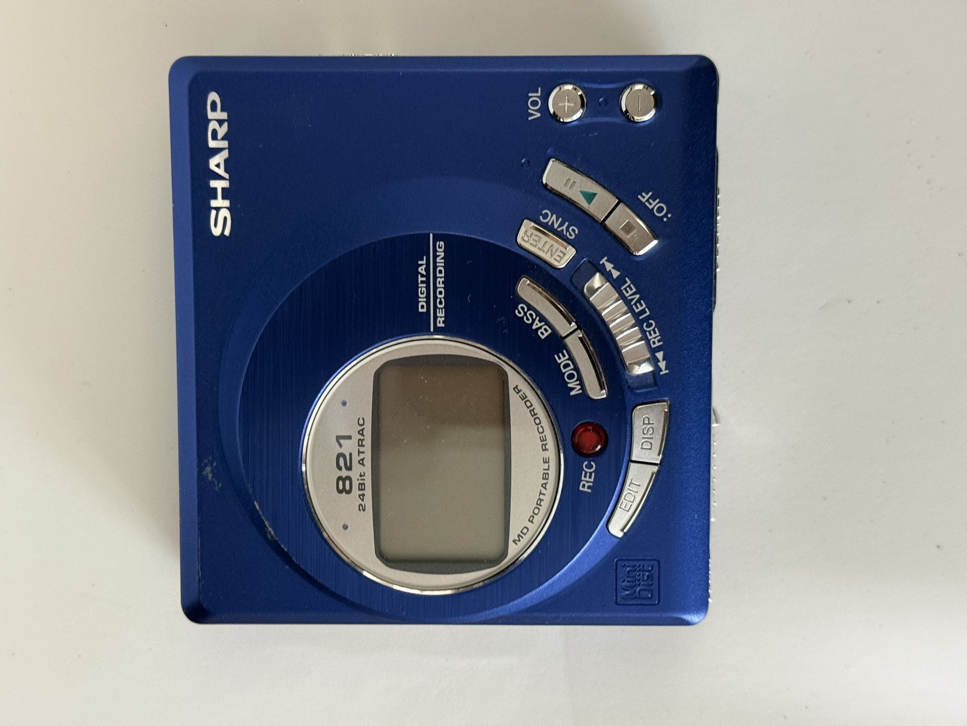 Sharp 821 Minidisc