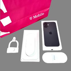 iPhone 16 Plus Black EMPTY Retail Box Packaging