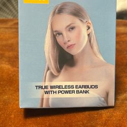 Wireless Earbuds With An Included Power Bank