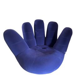 MCM vintage swivel hand chair purple velvet needs reupholstery or patch work OBO