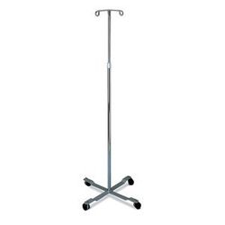 New Medline Chrome Four Leg IV Pole MDS80441