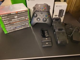 Xbox series x games and controller
