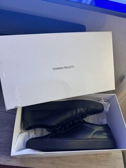 Common Projects Achilles Low Black Leather Sneakers
