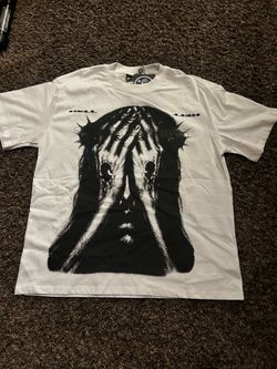 Hellstar "Jesus Eyes" Graphic Tee – White