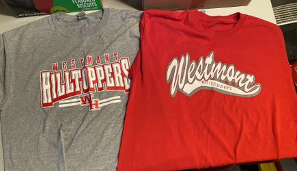 Large Westmont Hilltoppers Shirts