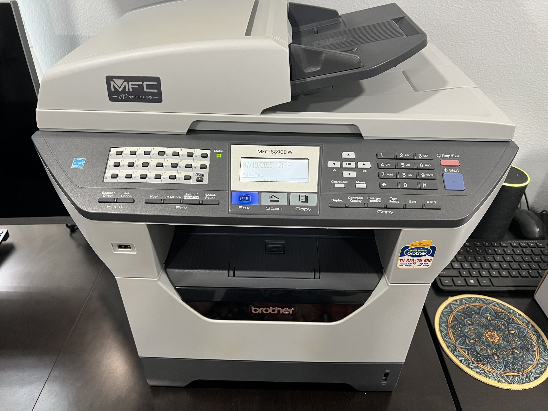 Like New Wireless, Bluetooth Printer-Fax-Scanner-Copier combo