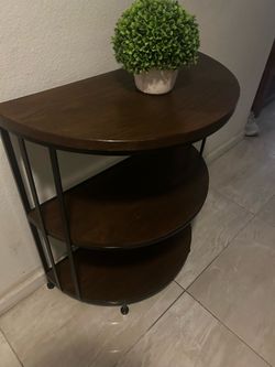 Accent Half Moon Table