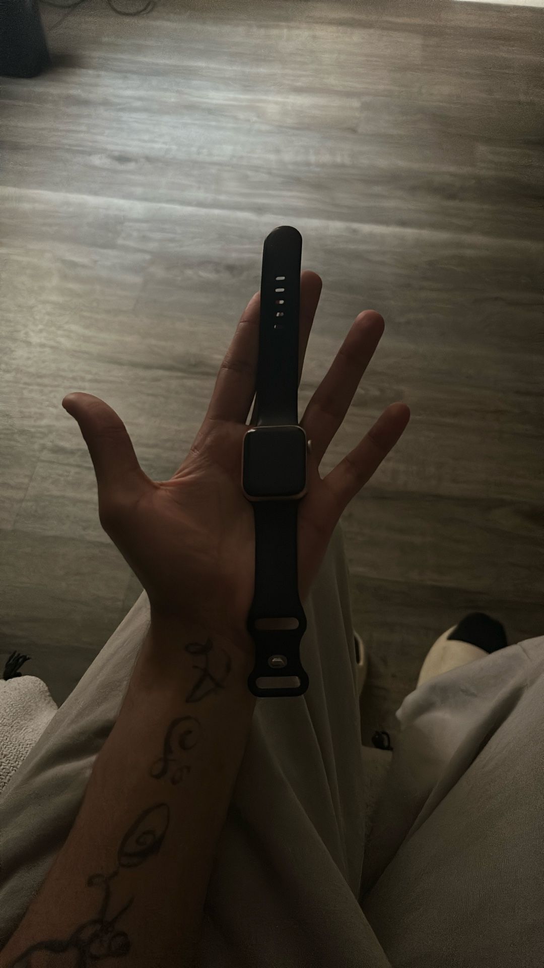 Apple watch series 5 With Custom fit Black Band